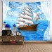 3D Waterproof Tapestry Wall Hanging Decoration Seascape Outdoor / Indoor   202213336030